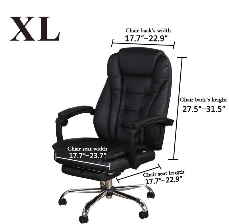 Elasztikus irodai szék huzat poliészter egyszerű modern karfa huzatok kiváló minőségű porálló egyszínű székvédő extra nagy