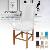 Egyszínű spandex székhuzatok Stretch étkező üléshuzat Elasztikus székvédő tok éttermi esküvői banketthez