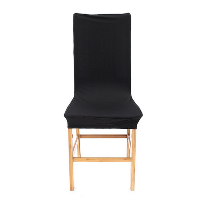 Egyszínű spandex székhuzatok Stretch étkező üléshuzat Elasztikus székvédő tok éttermi esküvői banketthez