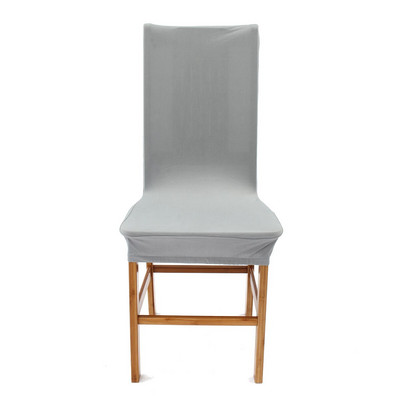 Egyszínű spandex székhuzatok Stretch étkező üléshuzat Elasztikus székvédő tok éttermi esküvői banketthez