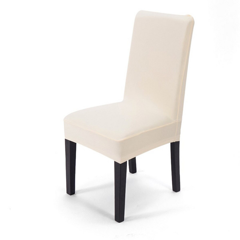 Egyszínű spandex székhuzatok Stretch étkező üléshuzat Elasztikus székvédő tok éttermi esküvői banketthez