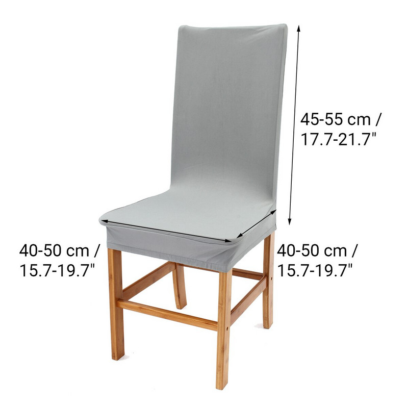Egyszínű spandex székhuzatok Stretch étkező üléshuzat Elasztikus székvédő tok éttermi esküvői banketthez