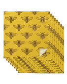 Aripi de albină animale Servețele de masă Set de pânză Batistă moale Decor de nuntă Banchet Servețele de masă Pânză