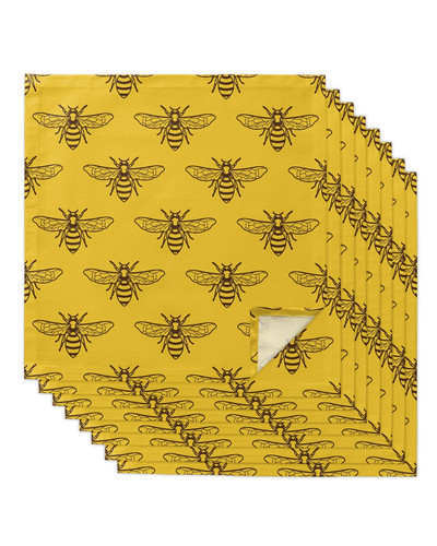 Aripi de albină animale Servețele de masă Set de pânză Batistă moale Decor de nuntă Banchet Servețele de masă Pânză