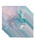 Marmuro turkio rožinės spalvos servetėlių rinkinys Vestuvių vakarėlio staltiesė Minkšta virtuvės vakarienės servetėlės Kalėdinės servetėlės