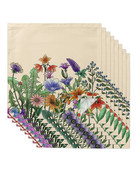 Biljka Cvijet Petunija Lavanda Set platnenih salveta Svečani banket Dekoracija vjenčanja Čajni ručnik Salvete za večeru