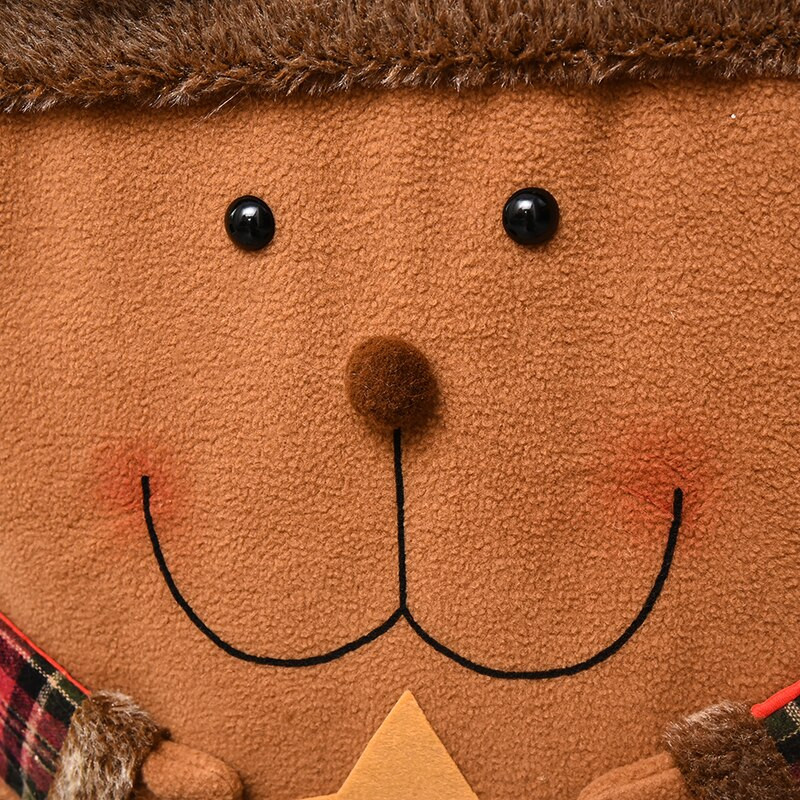 Karácsonyi szék háttámla rugalmas sztreccs huzat Mikulás ünnepi parti dekoráció étkező konyha szék huzatok karácsonyi dekoráció