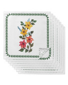 Növényi levelek Clematis virág Asztali szalvéták kendőkészlet Puha zsebkendő Esküvői dekoráció bankett vacsora szalvéták kendő