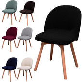 Zakrivljene navlake za stolice s niskim naslonom navlake za stolice s blagovaonicom Navlake za sjedala u skandinavskom stilu Restoran Hotelski bar Dekor