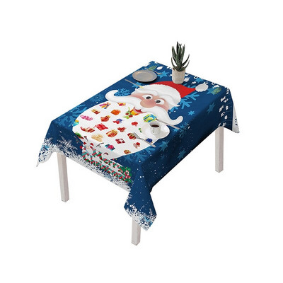 Božićni stolnjak Zvona Djeda Mraza Elastična navlaka za stolicu koja se može prati Novogodišnji poklon Dekoracija božićne zabave 2023 Navidad ukrasi