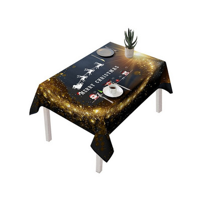 Božićni stolnjak Zvona Djeda Mraza Elastična navlaka za stolicu koja se može prati Novogodišnji poklon Dekoracija božićne zabave 2023 Navidad ukrasi