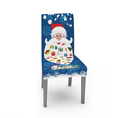 Božićni stolnjak Zvona Djeda Mraza Elastična navlaka za stolicu koja se može prati Novogodišnji poklon Dekoracija božićne zabave 2023 Navidad ukrasi