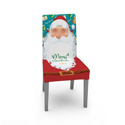Božićni stolnjak Zvona Djeda Mraza Elastična navlaka za stolicu koja se može prati Novogodišnji poklon Dekoracija božićne zabave 2023 Navidad ukrasi