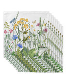 Gėlės Drugelis Laumžirgis Stalo servetėlių audinio rinkinys Minkšta nosinaitė Vestuvių dekoravimas Banketų Vakarienė Servetėlės Audinys