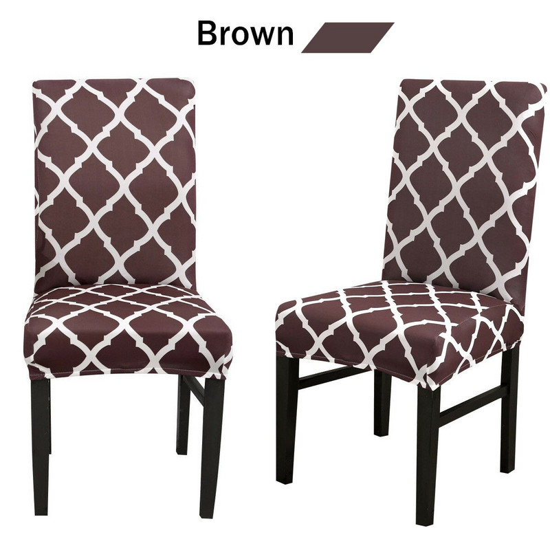 Pakuotė 1/2/4 Strech kėdės užvalkalas Universalus spandex kėdės užvalkalas Valgomojo kėdžių apsauga Slipcovers Namų dekoravimui (BE kėdės)