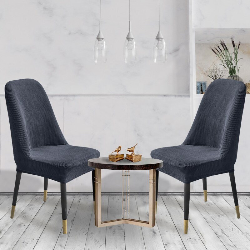 Huse pentru scaune din material polar, 14 culori, huse pentru scaune detasabile, lavabile, huse elastice mari, pentru scaune elastice