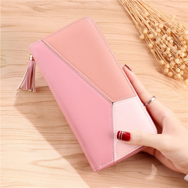 Portofel de dama cu ciucuri si maner de mana