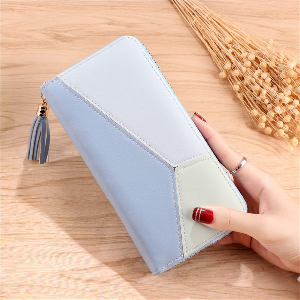 Portofel de dama cu ciucuri si maner de mana