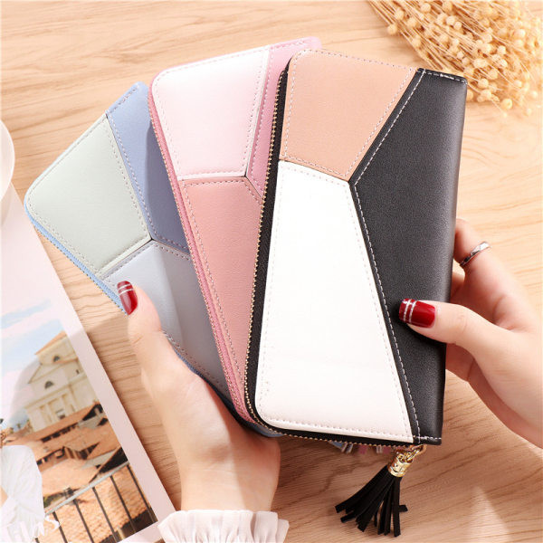 Portofel de dama cu ciucuri si maner de mana