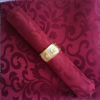 TECHOME 10db 48x48cm Asztali szalvéták Négyzet alakú vászon poliészter szövet Születésnapra Karácsonyi Fesztivál Otthon Hotel Party Vacsora szalvéta