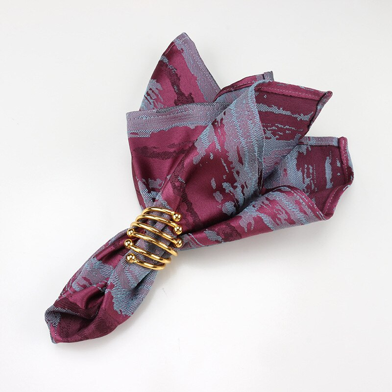 1 бр. Северна Европа Жакардови салфетки Плат Ресторант Изящни подложки Домашен текстил Сватбена декорация Прибори за хранене Аксесоари