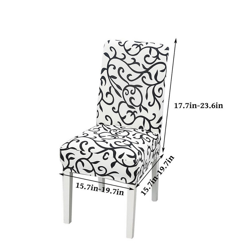 Жакардови калъфи за столове спандекс за сватбена трапезария Офис банкет Housse De Chaise Калъф за стол за дома Хотел Универсален