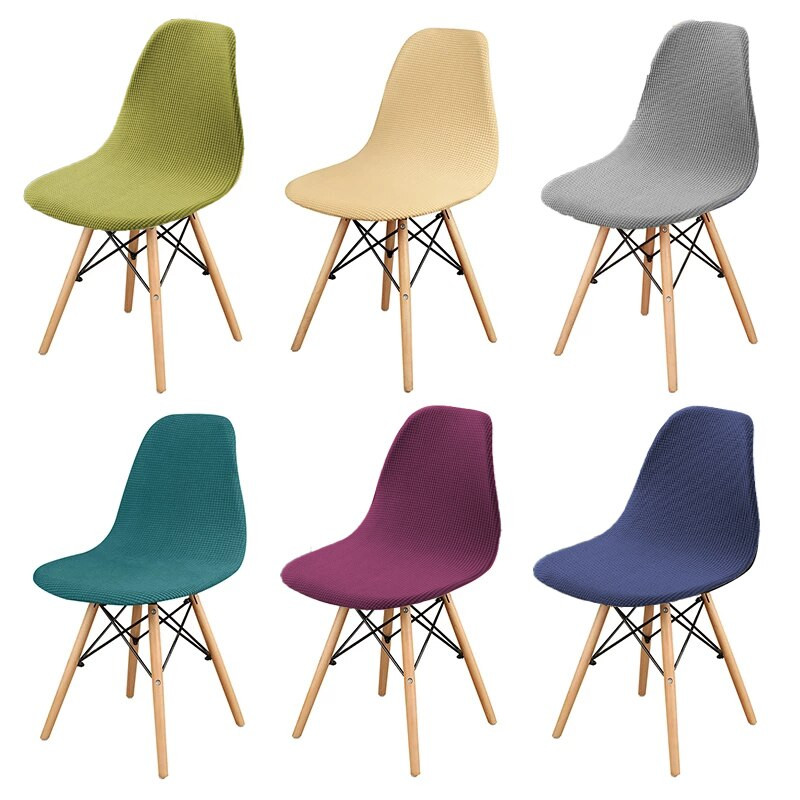 Nove baršunaste rastezljive jednobojne navlake za stolice od polarnog flisa bez rukava od školjke za stolice Blagovaonica Hotelski banket Navlaka za sjedala za vjenčanja