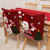 Karácsonyi étkező székhuzat Spandex elasztikus székhuzat tok Stretch székhuzatok Party Hotel bankett házhoz