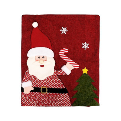 Karácsonyi étkező székhuzat Spandex elasztikus székhuzat tok Stretch székhuzatok Party Hotel bankett házhoz