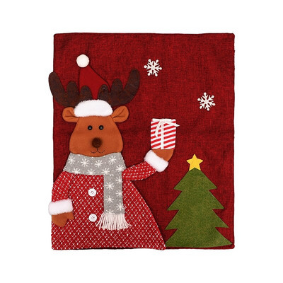 Karácsonyi étkező székhuzat Spandex elasztikus székhuzat tok Stretch székhuzatok Party Hotel bankett házhoz