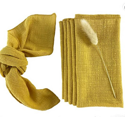 C001A Svadobné obrúsky Látkové obrúsky Slonovinovej farby 100% bavlna 42cmx42cm Narodeninové obrúsky na stôl Lacné 10 ks/balenie