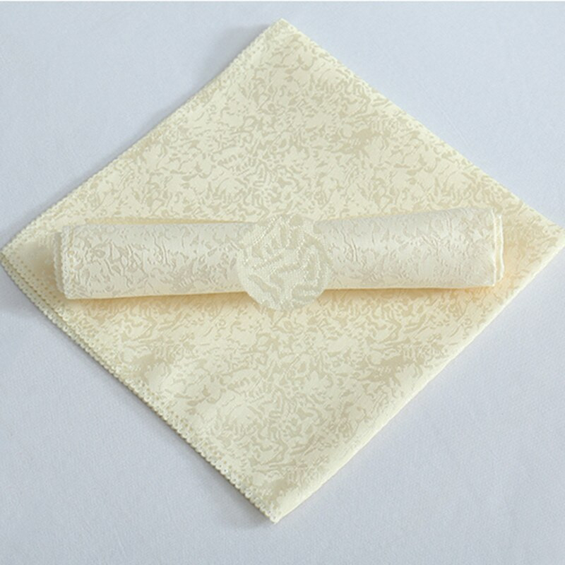 10db/Szett Nyomtatás Virágos asztali szalvéta 48x48cm Esküvői bankett dekoráció Zsebkendő Party Étterem Otthoni barkács szalvéta