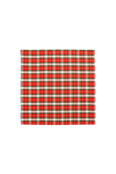 Dekoratívne ľanové obrúsky, sady 2 a 4 kusov, na vianočnú a novoročnú tému, 45x45 cm, dekorácia do kuchyne, jedálne, kockované snehové vločky