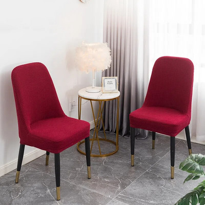 Restorano lenktas kėdės sėdynės užvalkalas „Four Seasons“ universalus minkštas vilnonis kėdės užvalkalas, labai elastingas kėdės apsauginis užvalkalas