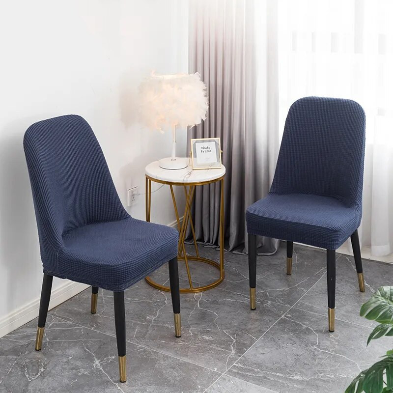 Restorano lenktas kėdės sėdynės užvalkalas „Four Seasons“ universalus minkštas vilnonis kėdės užvalkalas, labai elastingas kėdės apsauginis užvalkalas