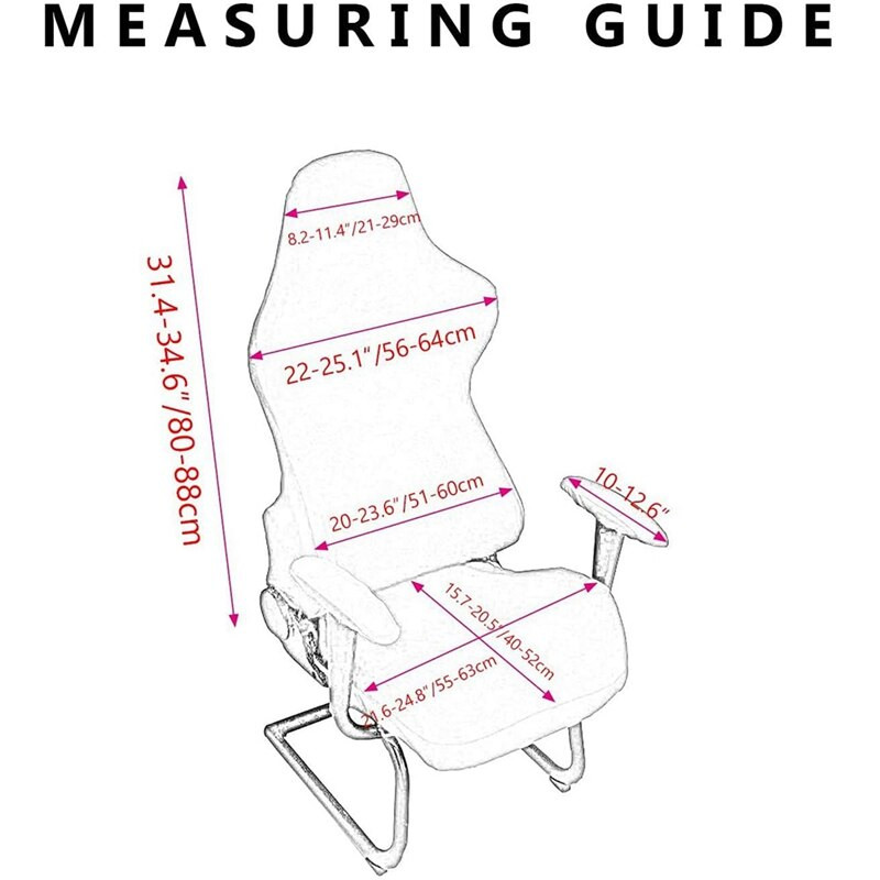 Elastične električne navlake za igraće stolice Kućanski ured Internetski kafić Rotirajući naslon za ruke Rastezljive navlake za stolice