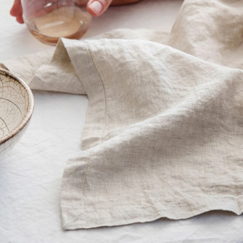 Set salveta za stol od pamučne gaze od 6 kom. Salvete za vjenčanja Ukrasni perivi podmetač za blagovaonski stol 38*55 cm