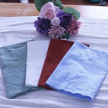 NP015B Νέα 10 τμχ/παρτίδα γάμου 40cm*40cm πολλά χρώματα ράψτε τα πλαϊνά γαλάζιο φασκόμηλο πράσινο λευκό 100% βαμβακερό μαλακό τραπεζοπετσέτα