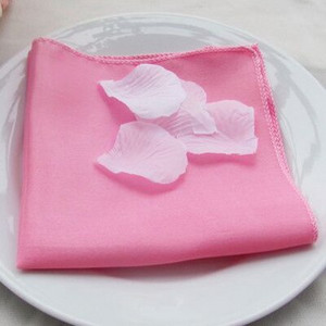 NP003A en-gros 10 buc/lot personalizat nunta 40cm * 40cm roșu visiniu verde alb fildeș albastru galben violet șervețel de masă din satin