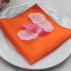 NP003A en-gros 10 buc/lot personalizat nunta 40cm * 40cm roșu visiniu verde alb fildeș albastru galben violet șervețel de masă din satin