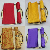 10vnt / partija spalvota aukštos kokybės medvilninė servetėlė viešbučio vestuvių stalas valgomojo stalo servetėlė 48 * 48 cm