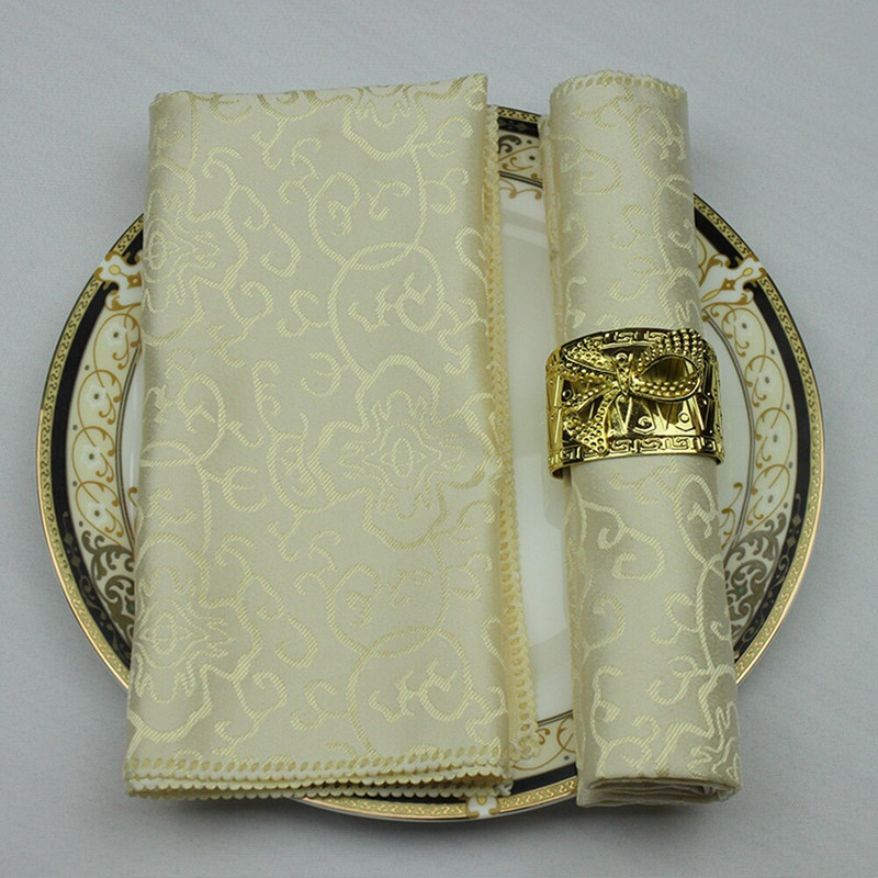 10vnt / partija spalvota aukštos kokybės medvilninė servetėlė viešbučio vestuvių stalas valgomojo stalo servetėlė 48 * 48 cm