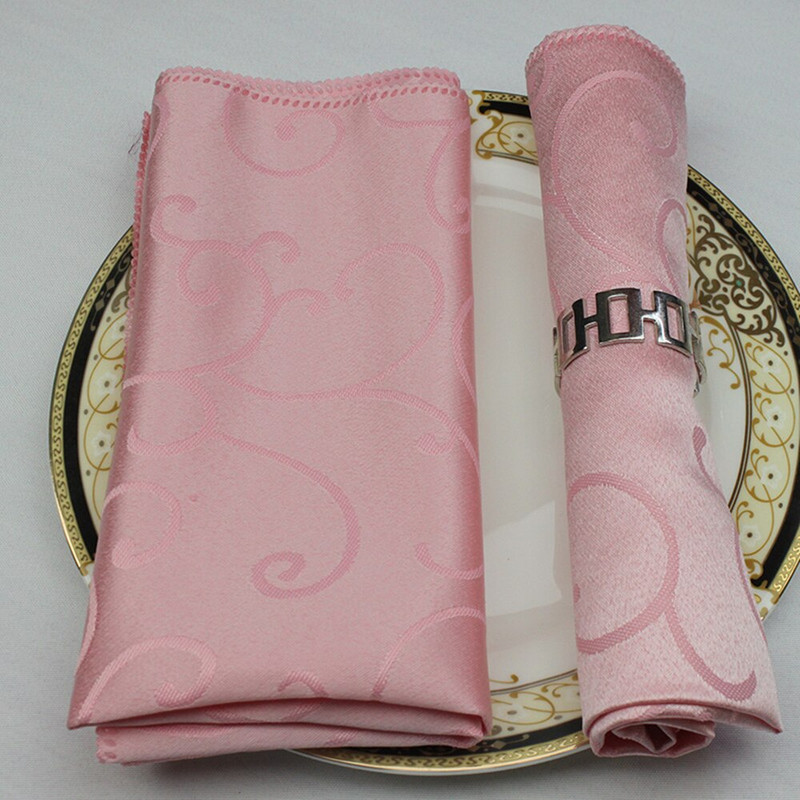 10vnt / partija spalvota aukštos kokybės medvilninė servetėlė viešbučio vestuvių stalas valgomojo stalo servetėlė 48 * 48 cm