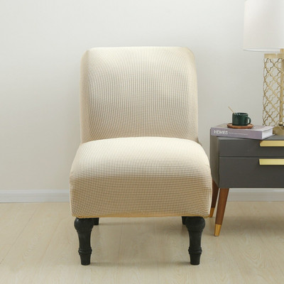 1/2 τμχ Κάλυμμα καρέκλας χωρίς μπράτσο Stretch καλύμματα καρέκλας Τραπεζαρίας Μονόχρωμο προστατευτικό επίπλων Δείπνο Hotel Velvet Home Slipcovers 2021