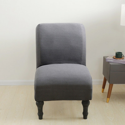 1/2 τμχ Κάλυμμα καρέκλας χωρίς μπράτσο Stretch καλύμματα καρέκλας Τραπεζαρίας Μονόχρωμο προστατευτικό επίπλων Δείπνο Hotel Velvet Home Slipcovers 2021