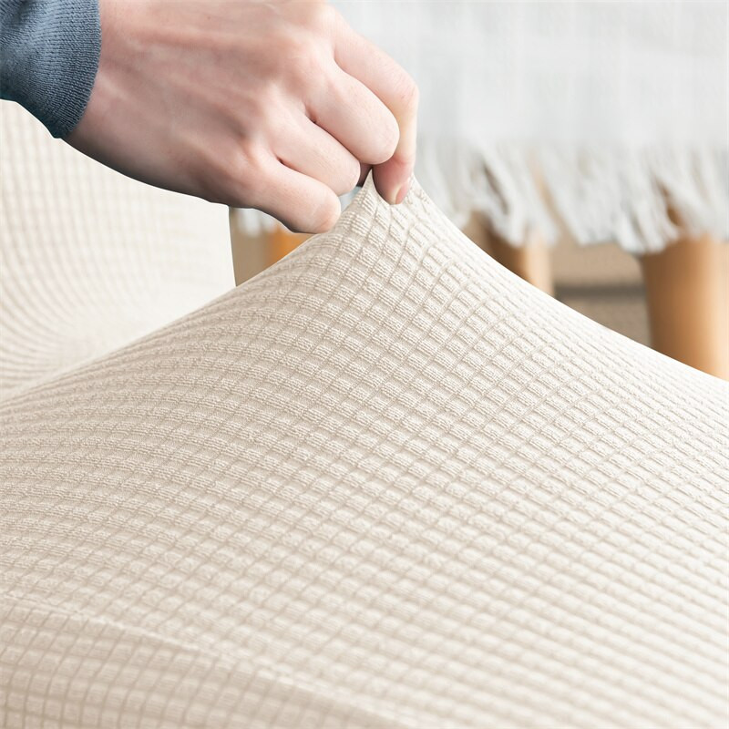 Καλύμματα καρέκλας τραπεζαρίας Spandex Jacquard Υδατοαπωθητικά αφαιρούμενα ελαστικά καλύμματα καρέκλας για έπιπλα γάμου κουζίνας