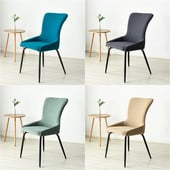 1 db szék üléshuzat Spandex Slipcovers Protector Tok Stretch konyhai szállodai banketthez Kivehető puha széklethuzatok