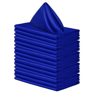 10 ks šité štvorcové obrúsky 30x30cm saténové koktailové obrúsky na párty, svadbu, obrusy, mäkké kuchynské obrúsky do jedálne