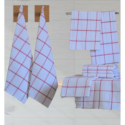 10-dielna sada utierok a obrúskov 50x70cm, bavlnené ľanové prestieranie, mäkká podložka na jedálenský stôl, kockovaná do kuchyne, večera, čistenie a sušenie