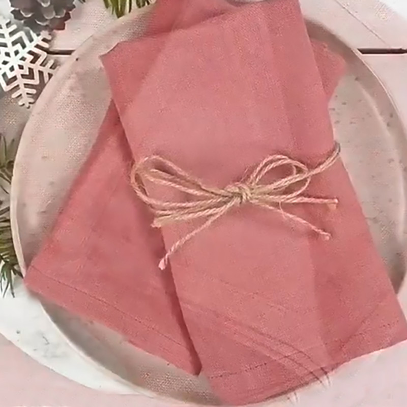 10 buc șervețel de pânză Decor pentru masă de nuntă Prosop de cină pentru farfurii de bucătărie Covoraș de decorare pentru petreceri Lenjerie de petrecere țesătură tifon 34*34CM